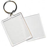 PASSPORT SIZE BLANK KEYRINGS PACKS OF 50