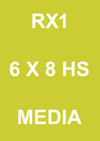 6x8. (152 x 203) media. RX1 HS AVAILABLE