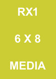 6 X 8 (152 X 203) RX1 HS  MEDIA 700 IN BOX