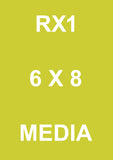 6 X 8 (152 X 203) RX1 HS  MEDIA 700 IN BOX
